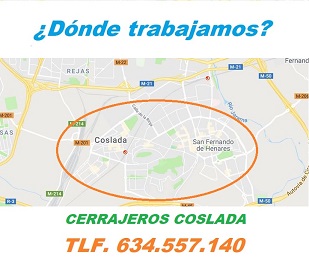 ¿ en que zonas de Coslada trabajamos ?